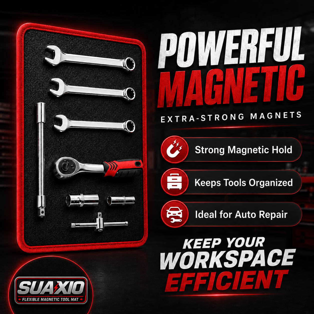 Flexible Magnetic Tool Mat Set