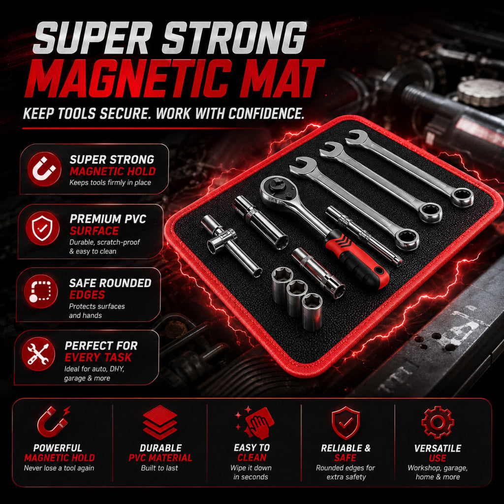 Flexible Magnetic Tool Mat Set